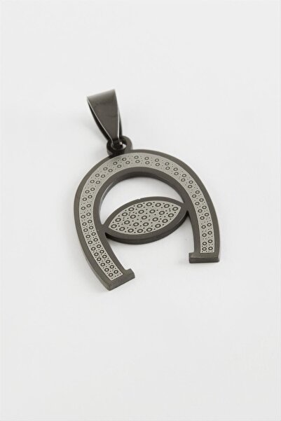 ZERO LAND قلادة من الفولاذ من إم تي إكس دي بي إن (182915) 2.5 سم - أسود