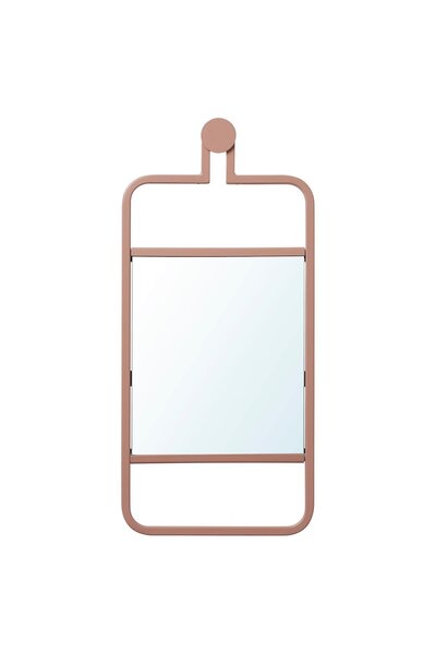 IKEA Mirror, Wall Hanging/Pink, 22x48 cm