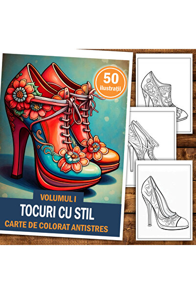 Legendary Gifts Carte de pictură, 50 de ilustrații Tocuri cu stil - Volumul I