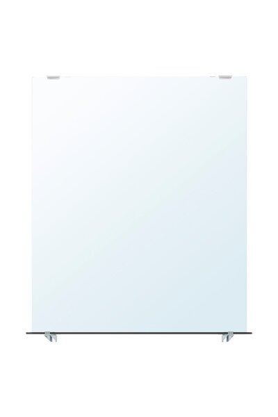 IKEA NYSJÖN Mirror with shelf, white, 50 x 60 cm