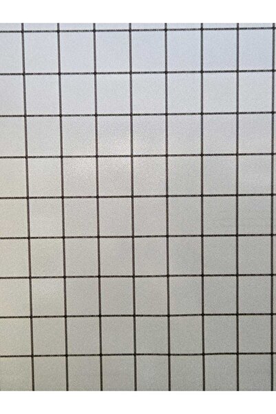 Başak Ev Tekstili Statik Cam Filmi Kare Desenli Folyo – Duşa Kabin, Pencere ve Ofis Dekorasyon Kaplaması
