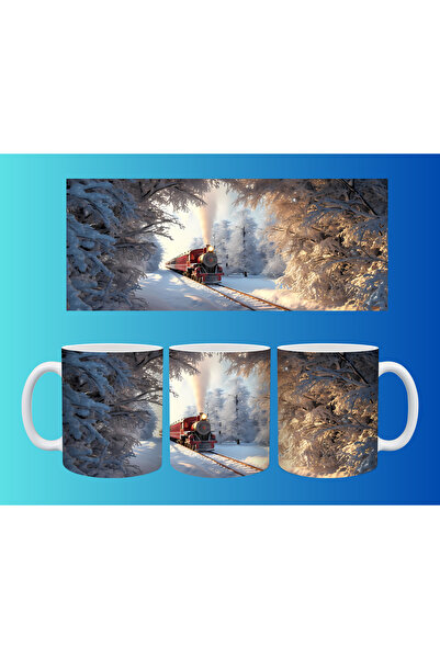 Evion كوب مفهومي لرأس السنة وعيد الميلاد - تصميم طباعة مخصص ملون