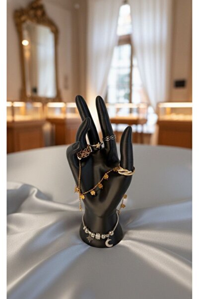 Barstech منظم مجوهرات بسيط على شكل يد – حامل للخواتم والأساور والقلادات