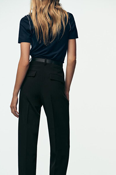 Açelya Okcu Premium Vento Mid-Waist Short-Leg Lycra Pants