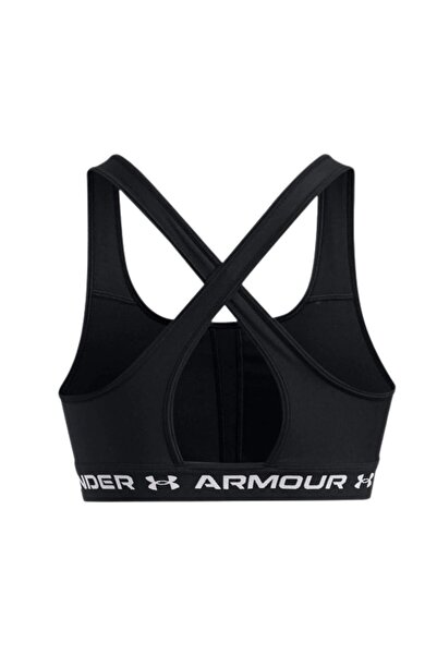 Under Armour A1361034-006 Crossback Mid Bra Women's Bustier Black