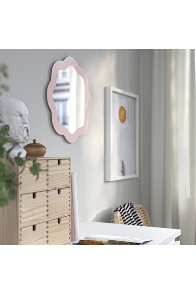IKEA PRUNKHALLON Mirror, light pink, 40 cm