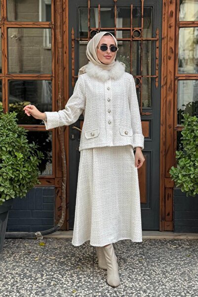MISS DALIDA Etekli Takım T26K-8206 Ekru