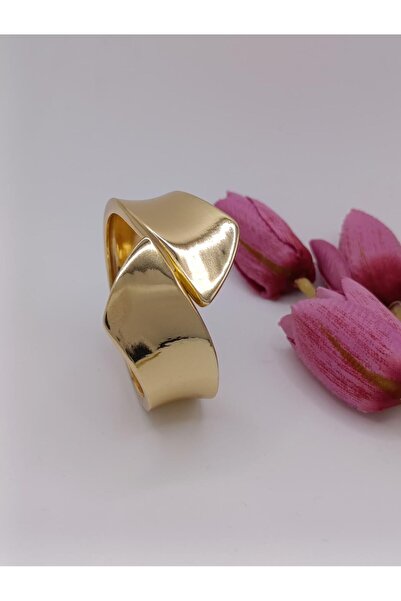 RP COMPANY سوار ذهبي سميك من الفولاذ ''إنترسيشن''