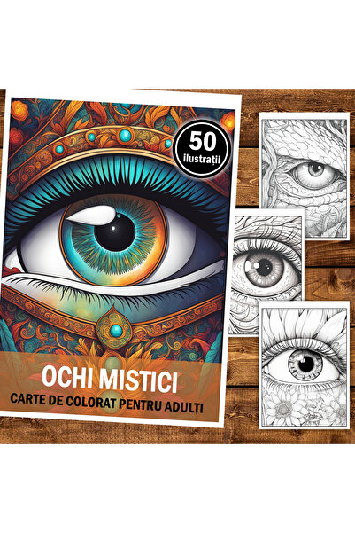 Legendary Gifts Painting book, 50 illustrations, Mystic Eyes
