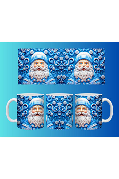 Evion كوب مفهومي لرأس السنة وعيد الميلاد - تصميم طباعة مخصص ملون