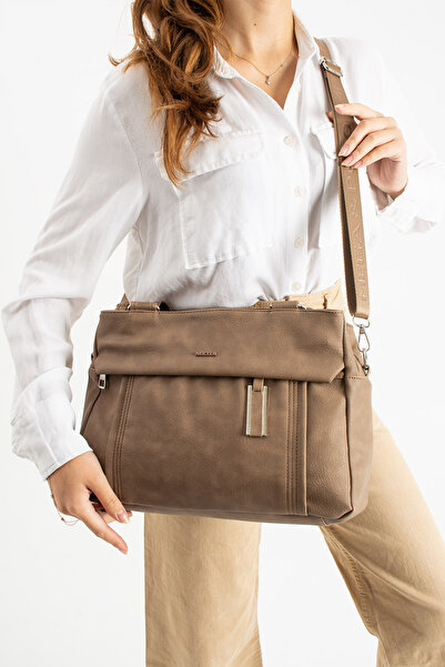 YOGII Γυναικεία τσάντα χειρός και ώμου με φερμουάρ, αδιάβροχη, με ρυθμιζόμενο...