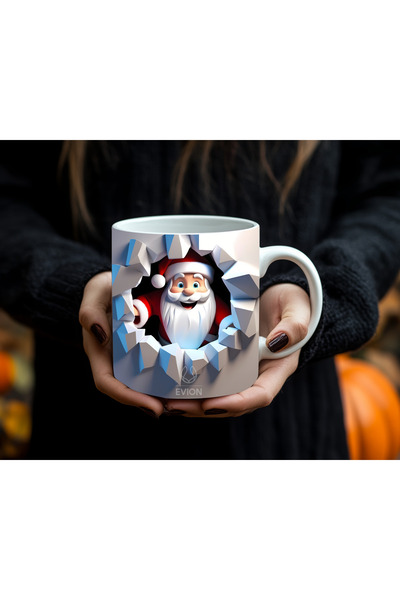 Evion كوب ذو طابع سانتا كلوز - أفضل هدية ممتعة للعام الجديد 6