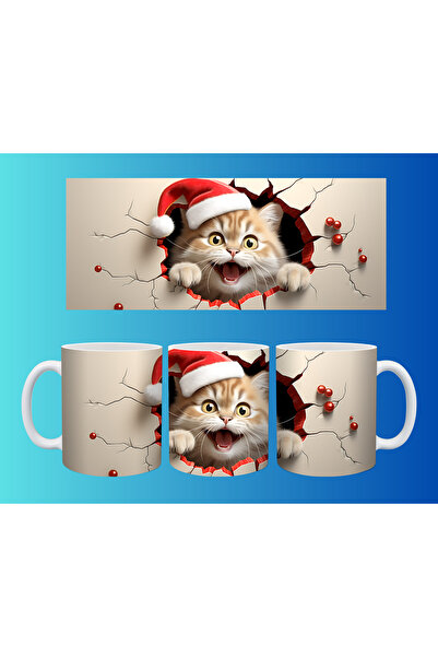 Evion كأس رأس السنة الجديدة مع القطط - تصميم خاص بنمط القطط اللطيفة 8