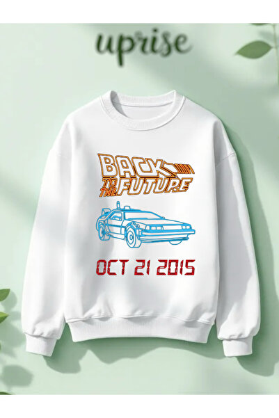 Vordevia Φούτερ Back To The Future με τύπωμα από βαμβάκι 3-νηματο τζέρσεϊ Ove...