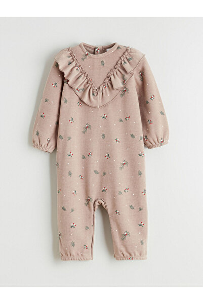 LC Waikiki Ruffle Detailed Baby Girl Jumpsuit