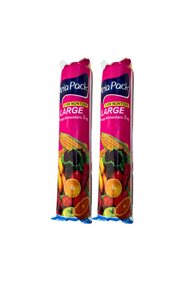 LYOBEST Set de 2 pungi alimentare Rola pentru uz casnic, rezistente, 3 kg, 200 buc.