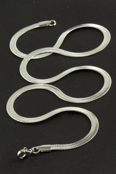 ZERO LAND Mtxdpn Italian Chain Steel Necklace 45 (170636) Cm-Silver Color