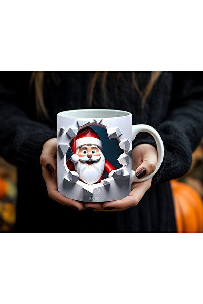 Evion كوب بتصميم سانتا كلوز - أفضل هدية ممتعة للعام الجديد 5