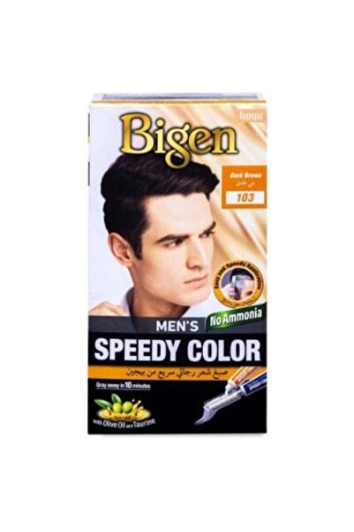BİGEN Quick Hair Dye for Men, Dark Brown / 103