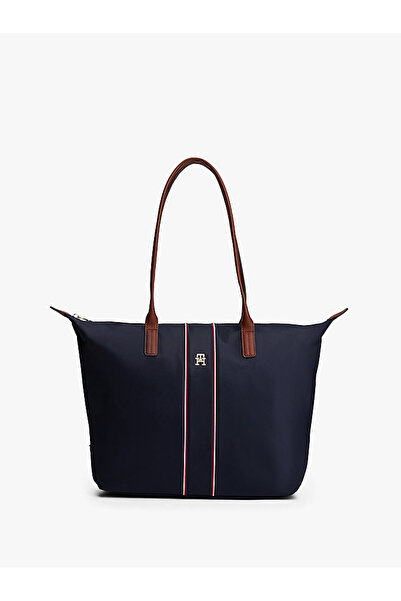 Tommy Hilfiger Kadın Mavi Tote Bag