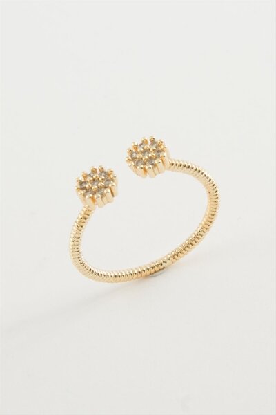 Bijuterria MTXDPN كارتينيس زيركون (155054) خاتم مرصع بالأحجار - أصفر