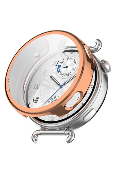 bbtech For Huawei Watch Gt 6 41mm Tpu Silicone Case and Screen Protector 360 Full Protection Gt6 Case Protector