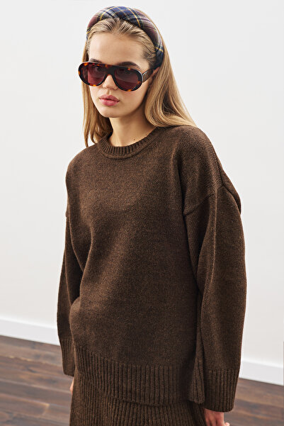 Manuka Chunky Oversized Sweater Brown