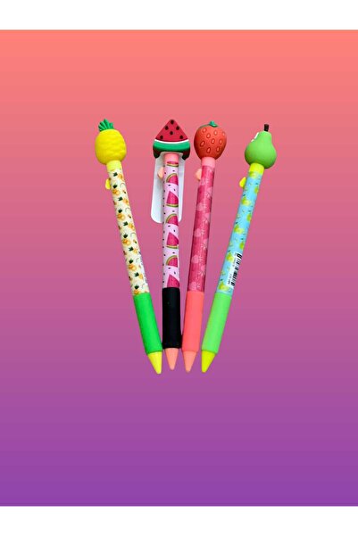 minivo مايكرو - متعدد الاستخدامات |   قلم برأس رفيع - 0.7 مم - بتصميم الفواكه...