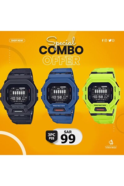 China COMBO OFFER 3 PCS SPORTS WATCH
