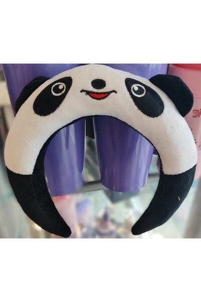 ada çanta kırtasiye Coroană cu design elegant de pluș cu figurină de panda AD...