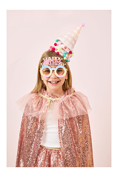 LC Waikiki Pelerina de petrecere pentru fete cu paiete trandafiri