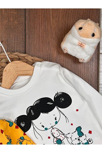 Kids Kingdom 3-Piece Baby Girl Set with Cotton Cardigan