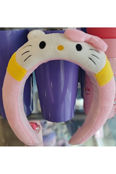 ada çanta kırtasiye Coroană cu design elegant de pluș cu figurină Hello Kitty...