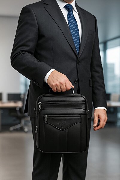 Newish Polo Сумка з натуральної шкіри з поштовою кишенею - велика