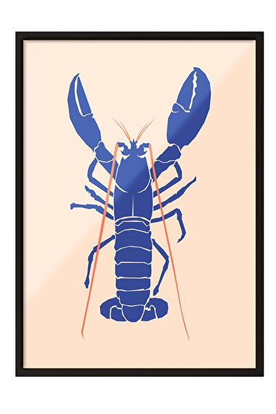 Zestia Tablou în ramă neagră, Ramură de lavandă – Botanică minimalistă, Poste...