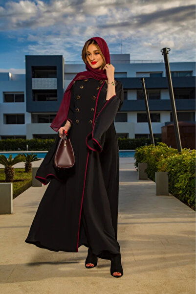EMOND French crepe jacket abaya