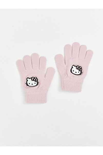 LC Waikiki Sparkling Choices Hello Kitty Embroidered Girls' Gloves from Shini...