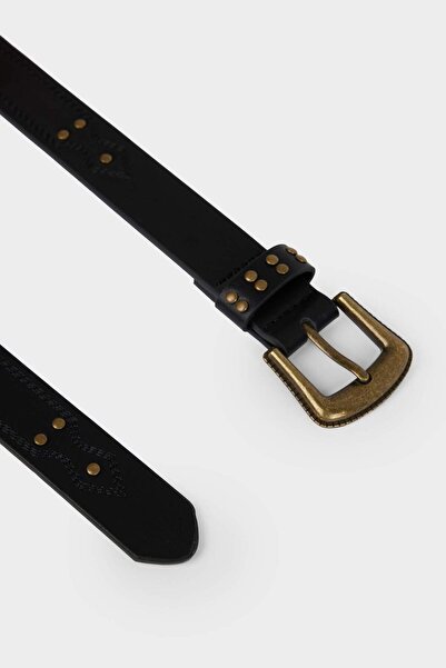 DeFacto Women's Faux Leather Jean Belt F3367Axns