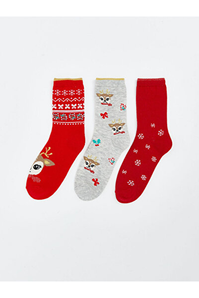 LC Waikiki I New Year's Themed Girls' Socks 3-Piece Set from Freezen Store