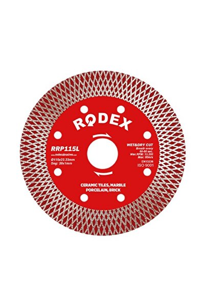 Rodex Disc De Fierastrau Diamantat Uscat&Umed Cu Segment Gigant 125Mm Disc Ag...