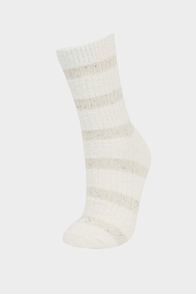 DeFacto Women's 2-Pack Cotton Long Socks F8895Axns