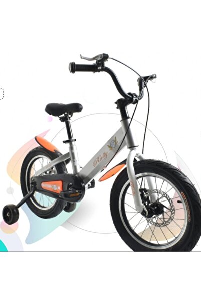 Rally 16 Inch Kids Bike with Detachable Training Wheels - Safe and Durable De...