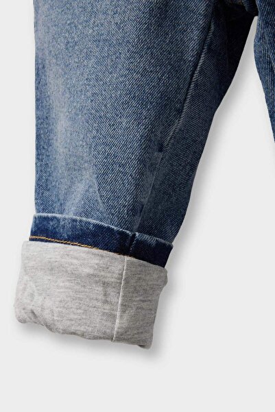 DeFacto Erkek Bebek Beli Bağcıklı Jean Pantolon