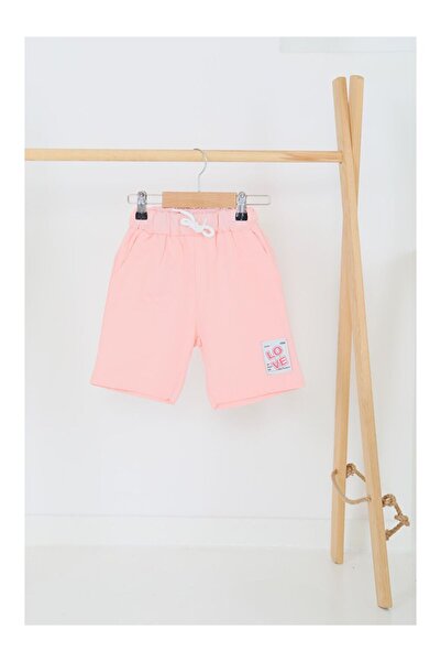 LC Waikiki شورت بناتي مطبوع بودرة - 27332