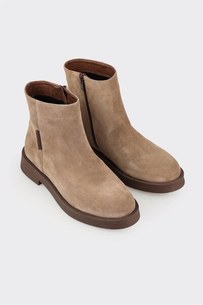 Elle Shoes Vizon Deri Kadın Günlük Bot