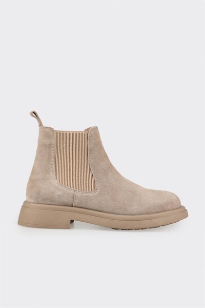 Elle Shoes Vizon Deri Kadın Günlük Bot