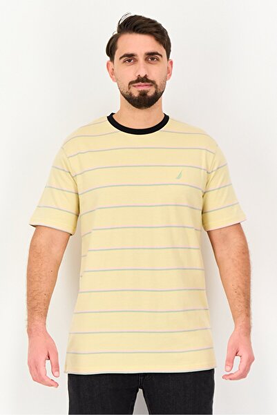 Nautica Men Crew Neck Short Sleeve Stripe T-Shirt, Multicolor
