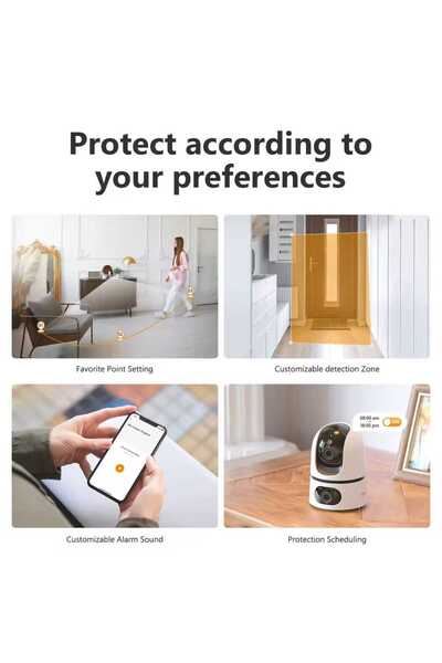 Imou Ranger Dual PTZ WiFi Camera with Dual Lens for Home, Indoor CCTV Security Camera, Auto Tracking