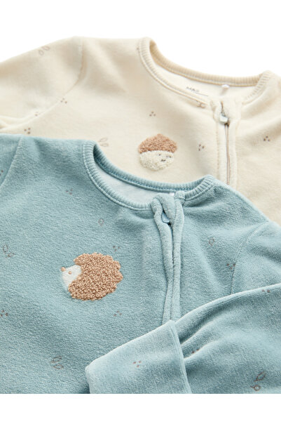 Marks & Spencer 2'li Kirpi Temalı Uyku Tulumu Seti (0–3 Yaş)