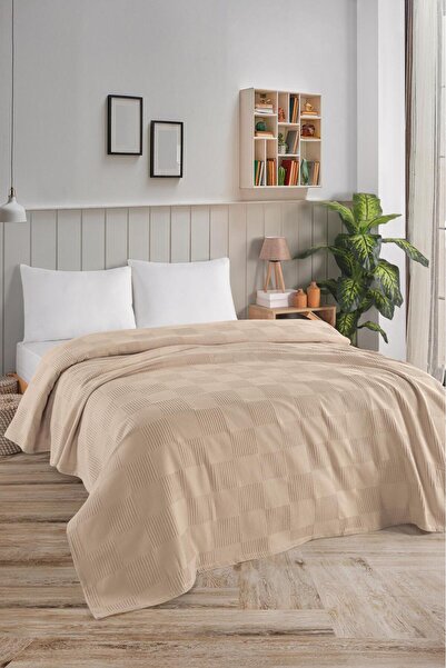 TEXTİLEGARDEN Double Size Waffle Pattern Blanket 200*220 cm